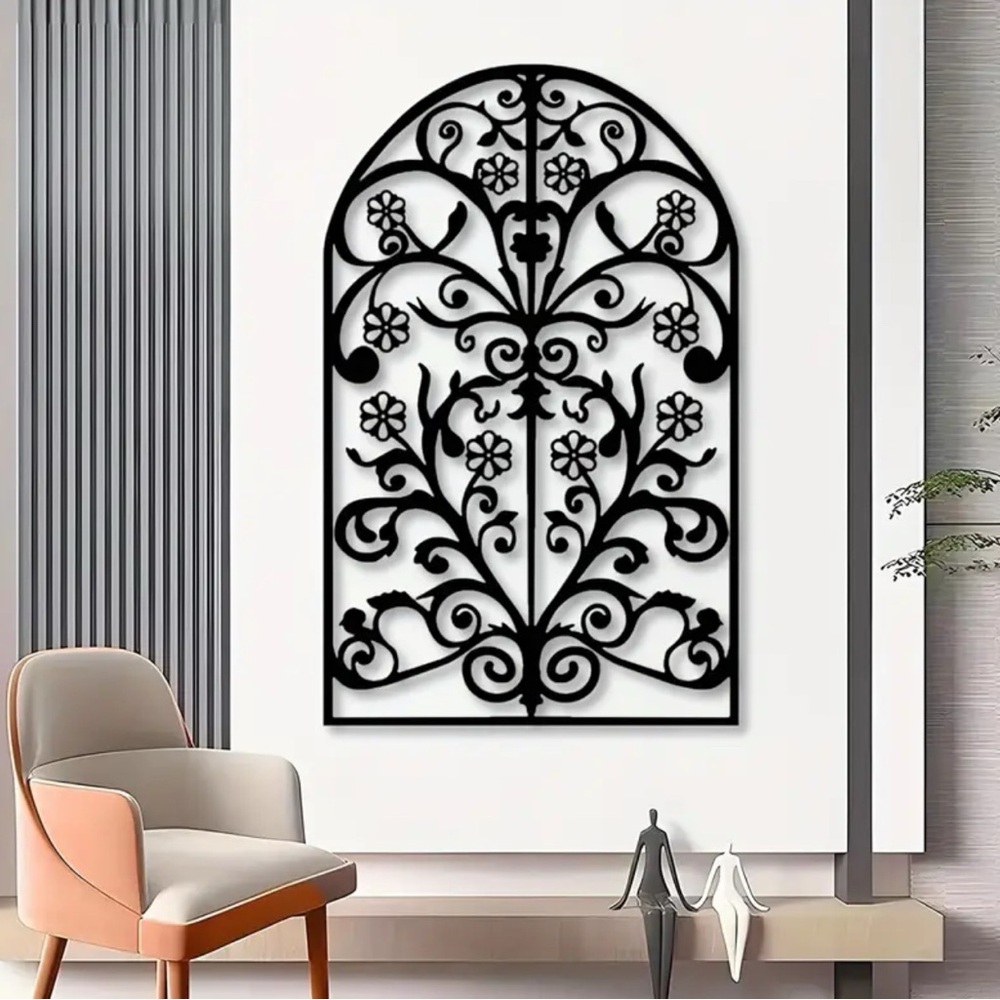 Elegant Black wooden Wall Art DecorDesign